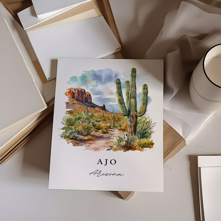 Ajo Wall Art - Arizona Print