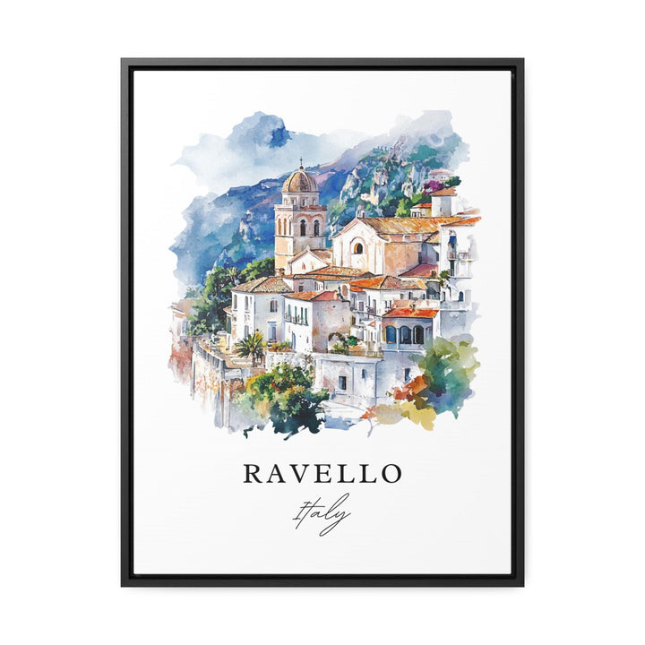 Ravello Italy Wall Art, Ravello Print, Amalfi Watercolor Art, Ravello Italia Gift,