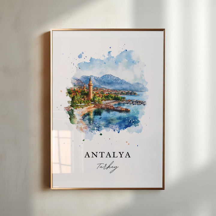 Antalya Wall Art - Turkey Print