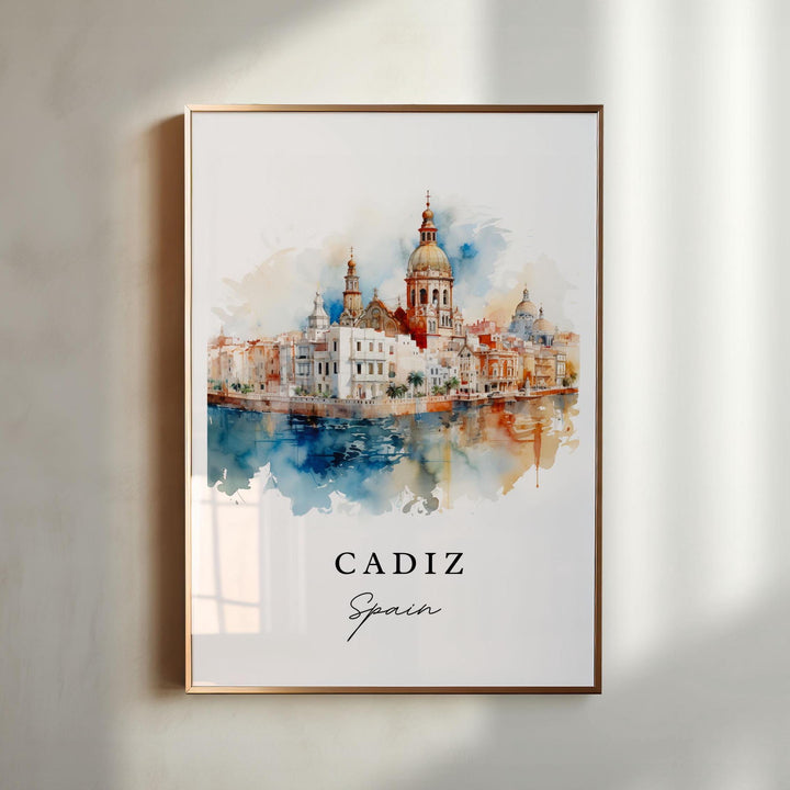 Cadiz Wall Art - Spain Print