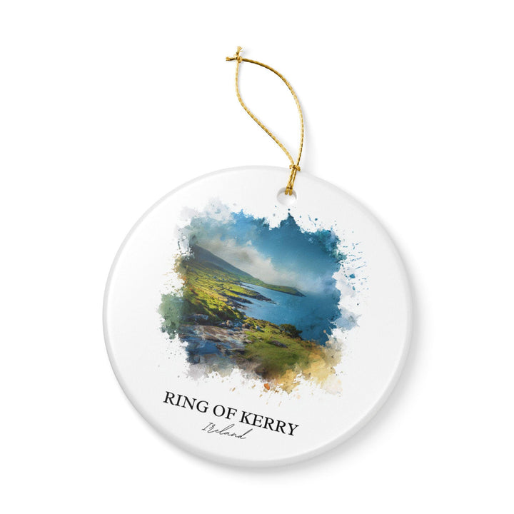 Ring of Kerry Ornament: Unique Ring of Kerry Souvenir, Ring of Kerry Xmas Decor, and Authentic Ring of Kerry Ireland Gift