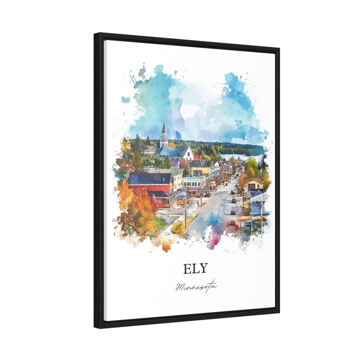 Ely MN Wall Art, St. Louis County Print, Minnesota Watercolor Art, Ely Minnesota Gift, Travel Print, Travel Poster, Housewarming Gift
