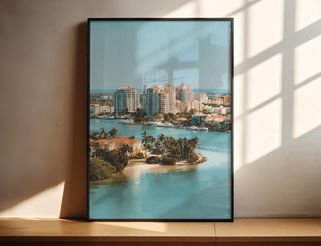 Sarasota, USA – Watercolor Art Print