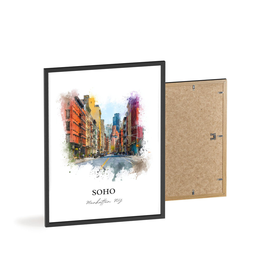 Soho, New York – Watercolor Art Print