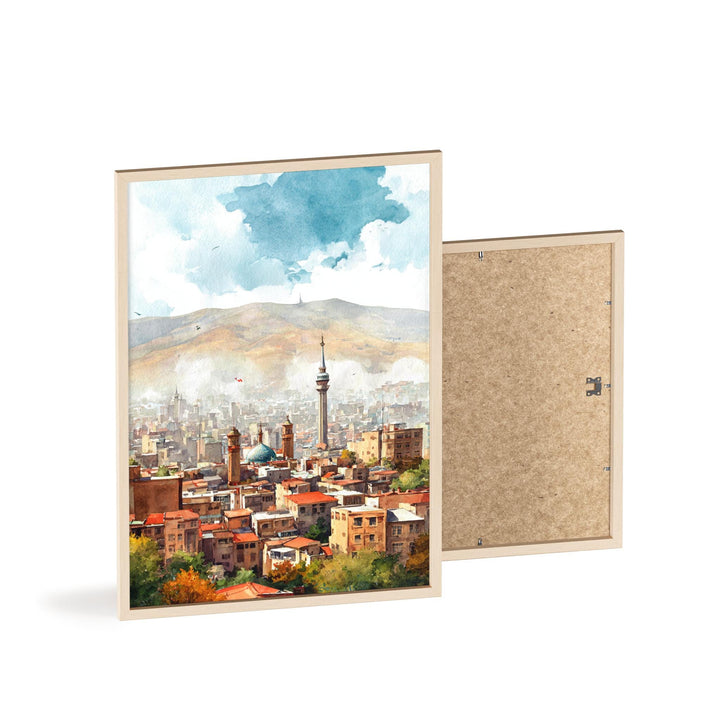 Tehran, Iran – Watercolor Art Print