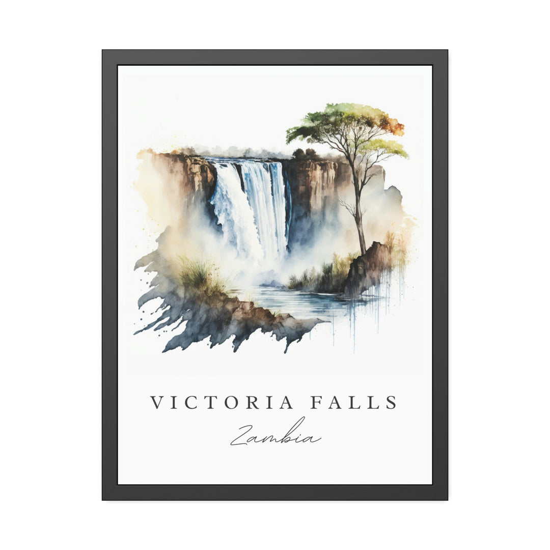 Victoria Falls Wall Art - Zambia Print