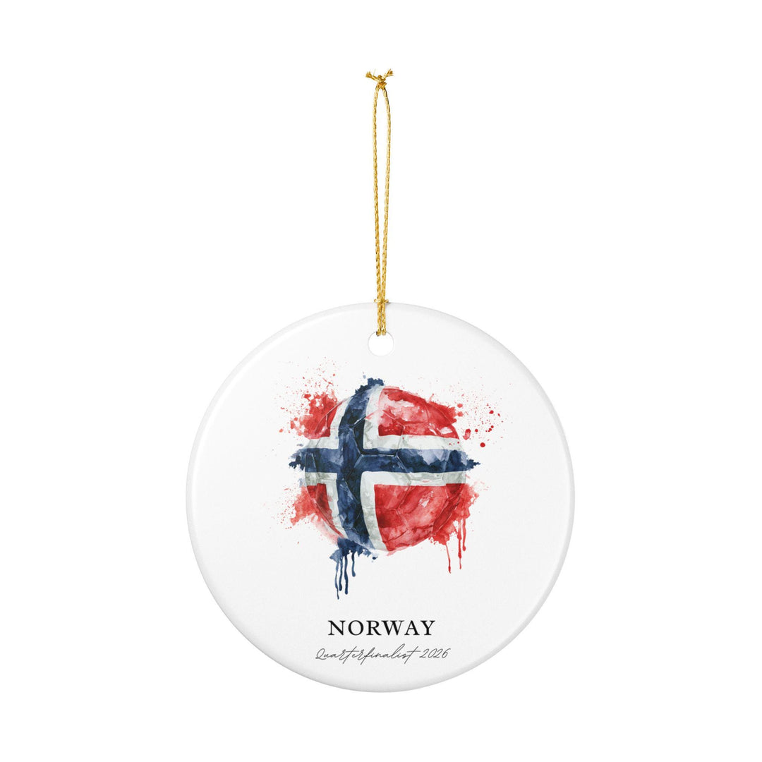Norway Soccer Ornament 2026 | Quarterfinalist Football Fan Keepsake, Norway Christmas Ornament