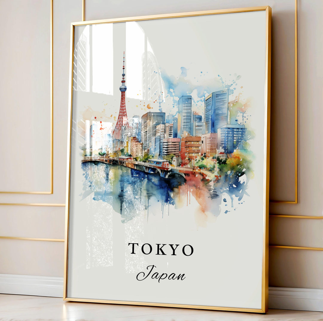 Tokyo Japan wall art - Japan, Tokyo poster, Tokyo Wedding gift, Tokyo Birthday present, Custom Text, Personalised Gift