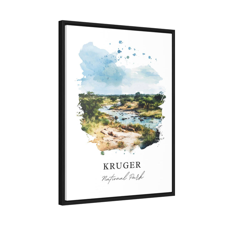 Kruger National Park Wall Art, South Africa Print, Kruger Watercolor Art, Limpopo SA Gift,