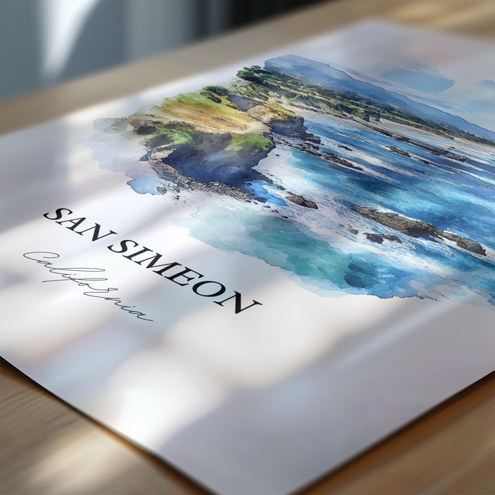 San Simeon Wall Art - California Print