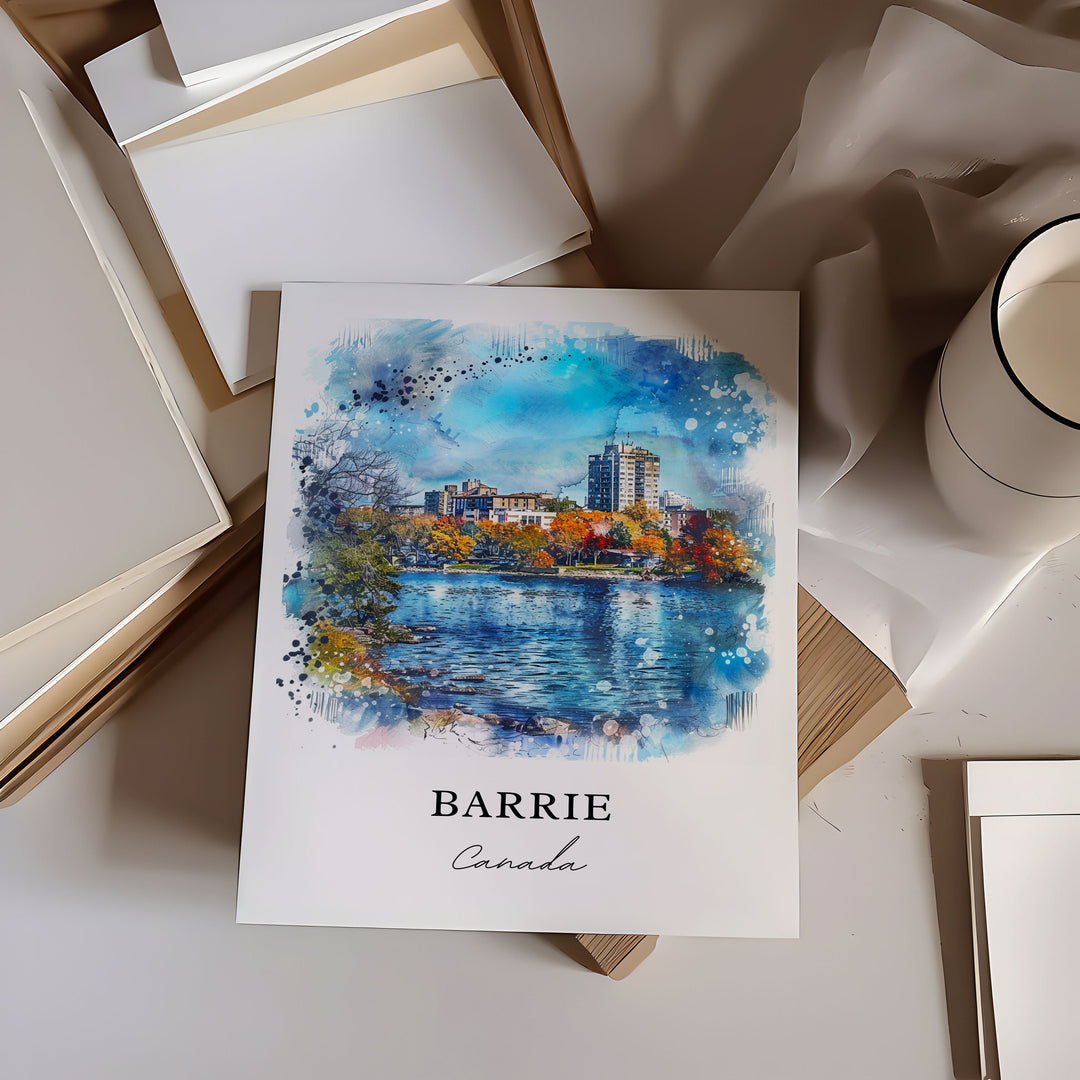 Barrie Ontario Wall Art - Canada Print