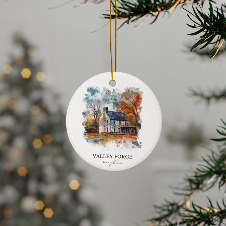 Valley Forge PA Ornament: Unique Valley Forge Souvenir, Valley Forge Xmas Decor, and Authentic Valley Forge Gift