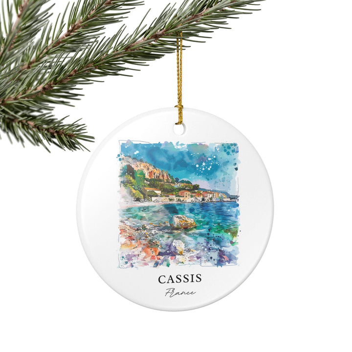 Cassis France Ornament: Unique Cassis Souvenir, Cassis France Xmas Decor, and Authentic Cassis France Gift