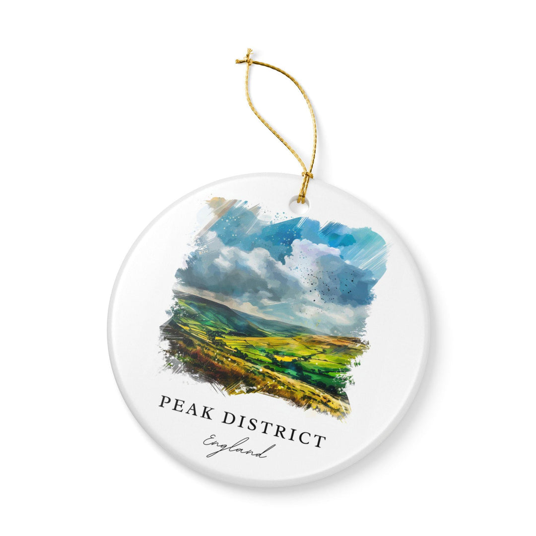 Peak District Scotland Ornament: Unique Scotland Souvenir, Scotland Xmas Decor, and Authentic Scotland Gift