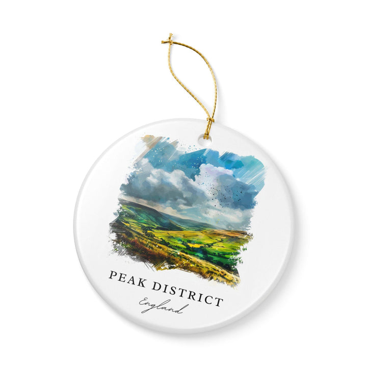 Peak District Scotland Ornament: Unique Scotland Souvenir, Scotland Xmas Decor, and Authentic Scotland Gift