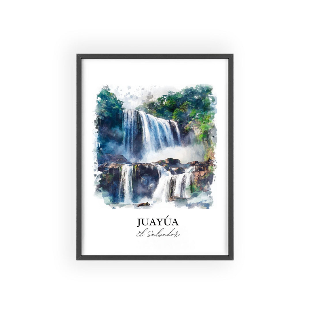 Juayúa, El Salvador – Watercolor Art Print