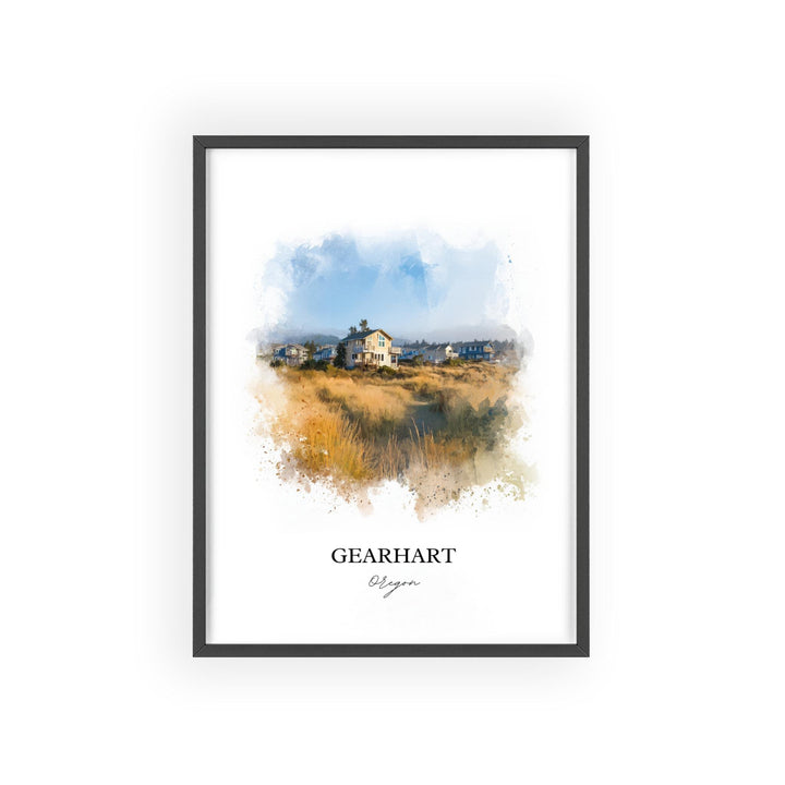 Gearhart, Oregon – Watercolor Art Print