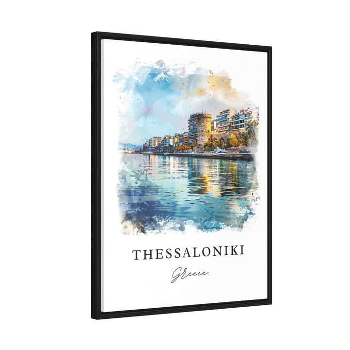 Thessaloniki Wall Art, Greece Print, Thessaloniki Wall Art, Thessaloniki Gift, Athens Print, Travel Poster, Travel Gift, Housewarming Gift