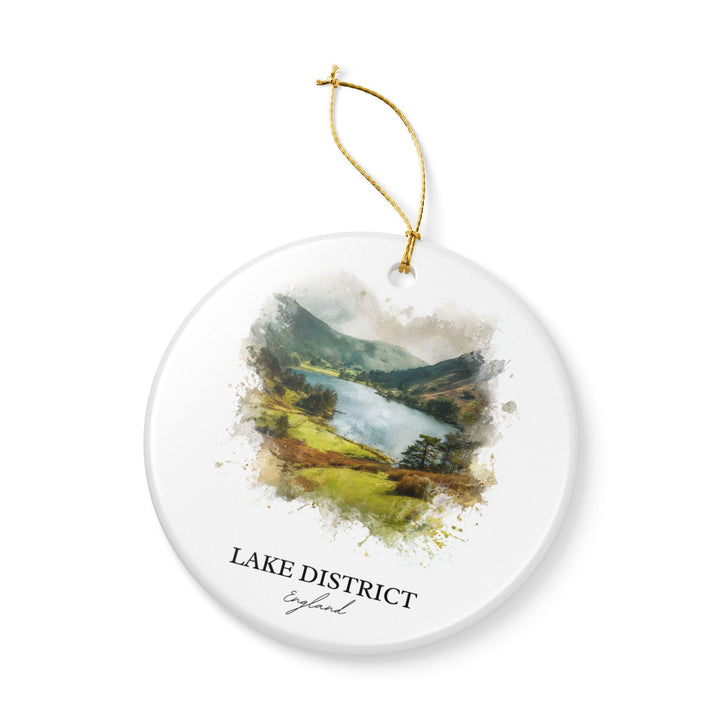 Lake District Ornament: Unique Lake District England Souvenir, Loch Lomond Xmas Decor, and Authentic Lake District UK Gift