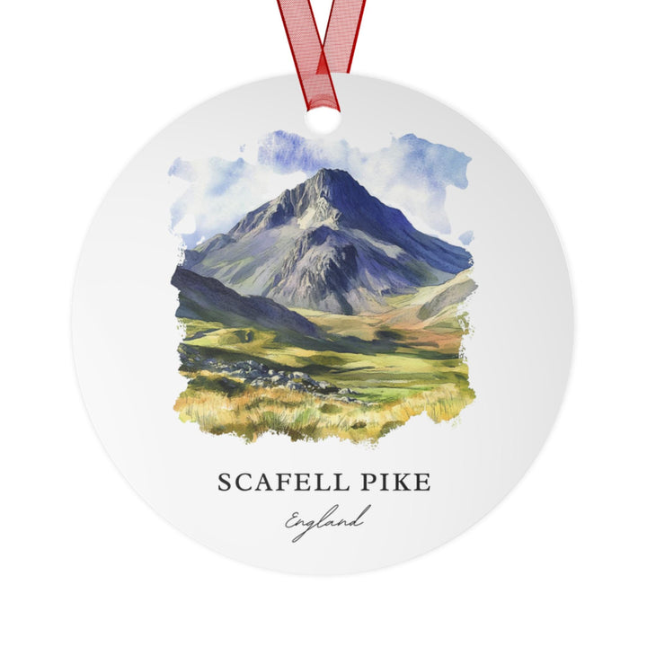 Scafell Pike Ornament: Unique Cumbria  Souvenir, Lake District UK Xmas Decor, and Authentic Cumbria England Gift