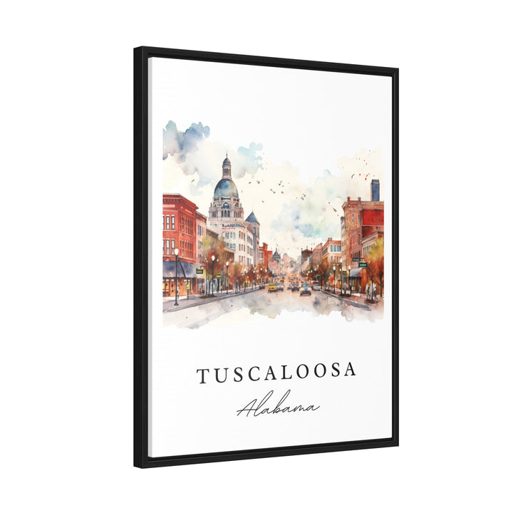 Tuscaloosa Alabama Wall art - Alabama, Tuscaloosa poster print, Tuscaloosa Wedding gift, Birthday present, Custom Text, Perfect Gift