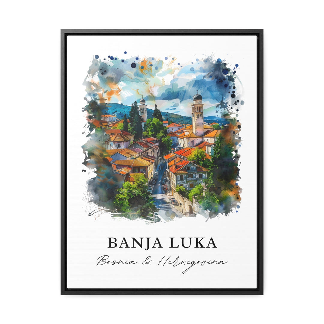 Banja Luka Wall Art - Bosnia Print