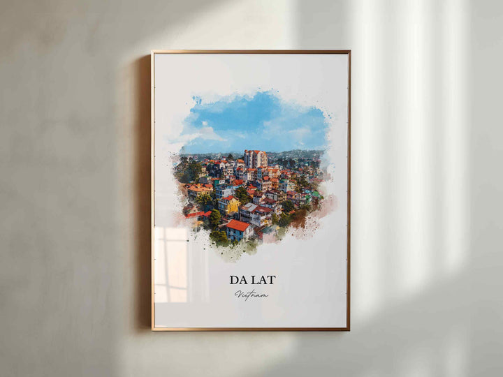 Da Lat, Vietnam – Watercolor Art Print