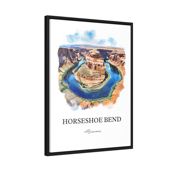 Horseshoe Bend, Arizona – Watercolor Art Print