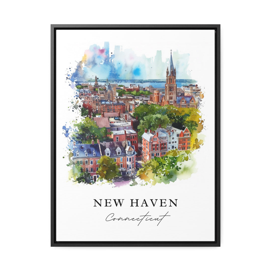 New Haven CT Wall Art, New Haven Print, Connecticut Wall Art, New Haven Gift, Travel Print, Travel Poster, Travel Gift, Housewarming Gift