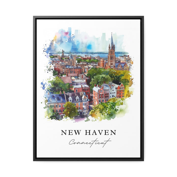 New Haven CT Wall Art, New Haven Print, Connecticut Wall Art, New Haven Gift, Travel Print, Travel Poster, Travel Gift, Housewarming Gift