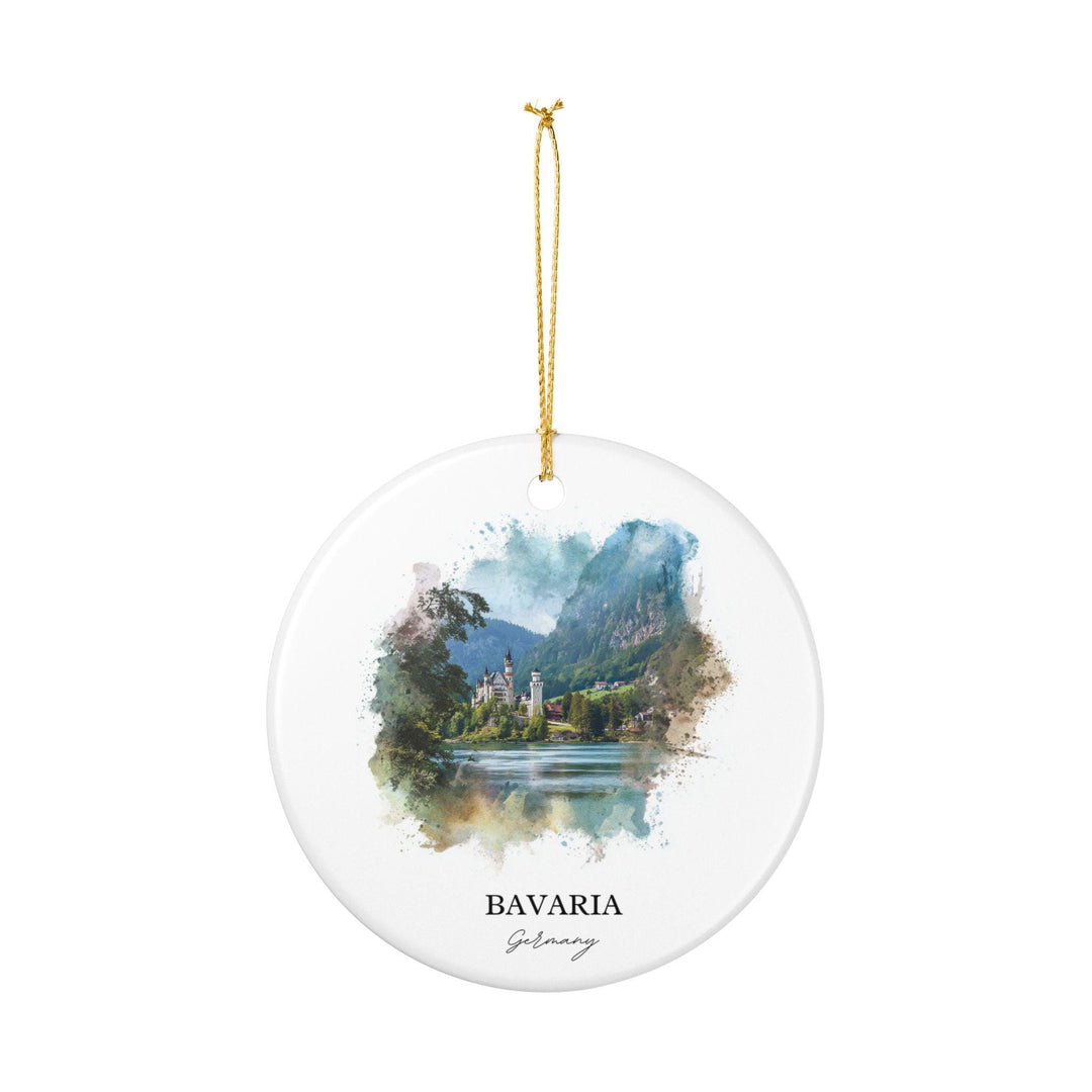 Bavaria Germany Ornament: Unique Bavaria Souvenir, Bavaria Region Xmas Decor, and Authentic Bavaria Germany Gift
