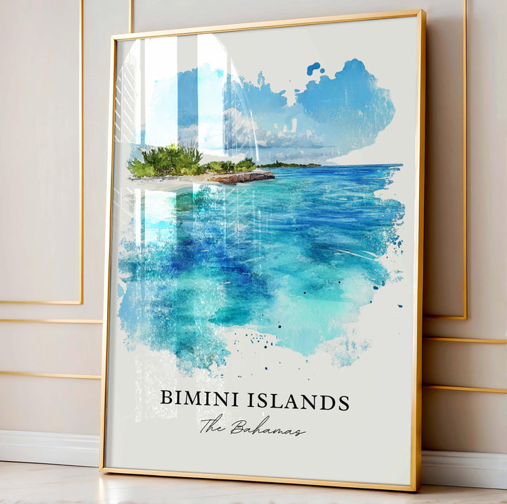 Bimini Islands Wall Art - Bahamas Print