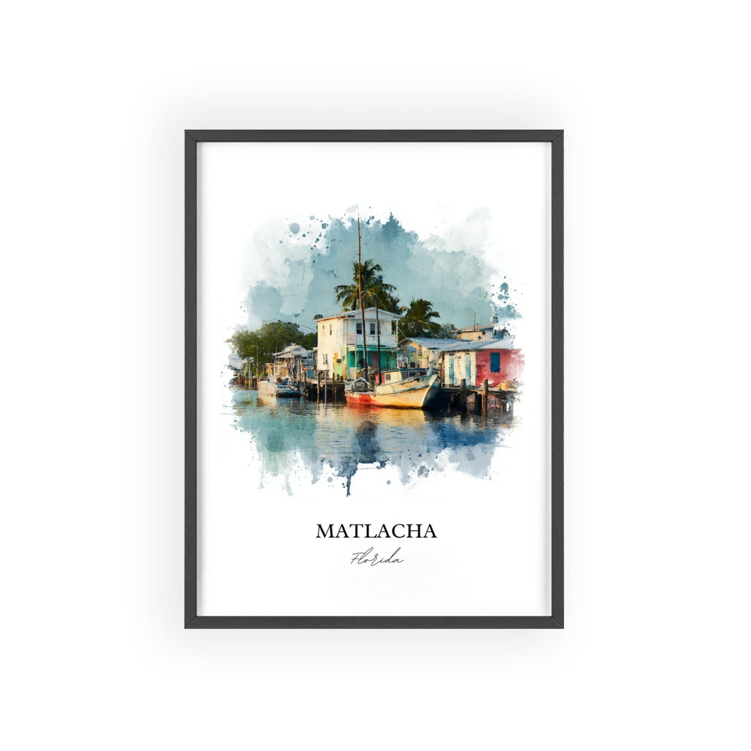 Matlacha, Florida – Watercolor Art Print