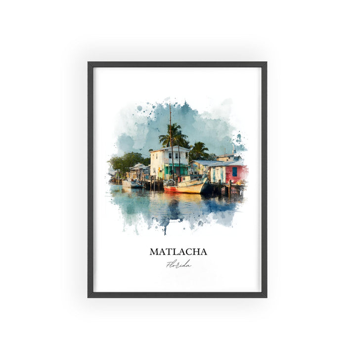 Matlacha, Florida – Watercolor Art Print