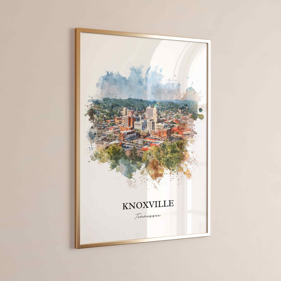 Knoxville, Tennessee – Watercolor Art Print