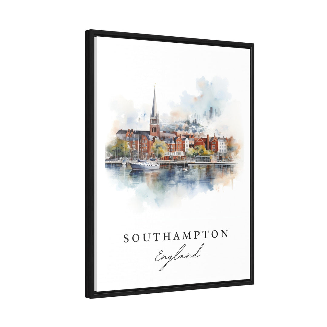 Southampton England wall art - England, Southampton poster, Southampton Wedding gift, Birthday present, Custom Text, Personalized Gift