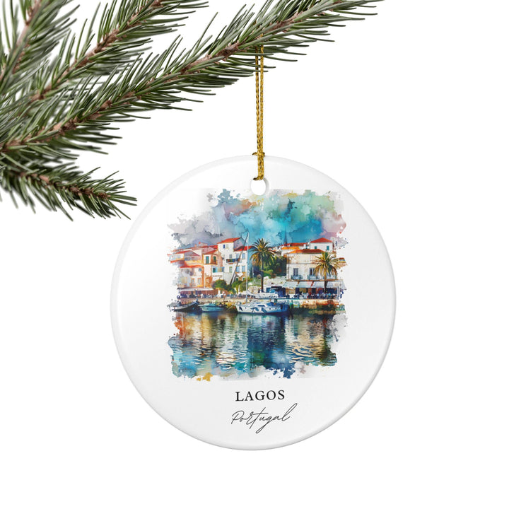 Lagos Portugal Ornament: Unique Lagos Souvenir, Lagos Xmas Decor, and Authentic Lagos Portugal Gift