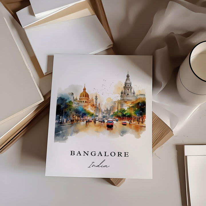 Bangalore Wall Art - Karnatak India Print