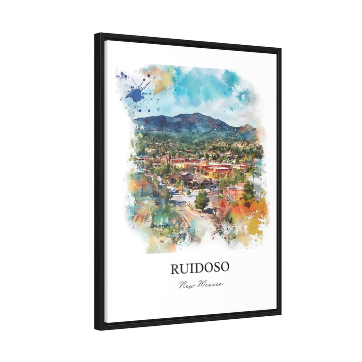 Ruidoso NM Art, Sierra Blanca Mountains Print, New Mexico Watercolor Art, Ruidoso NM Gift, Travel Print, Travel Poster, Housewarming Gift