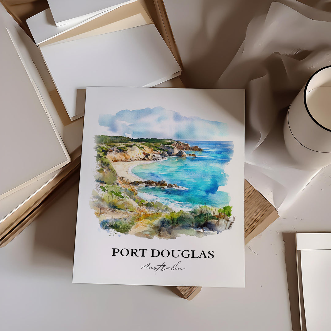 Port Douglas, Australia – Watercolor Art Print
