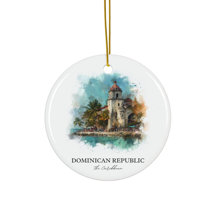Dominican Republic Ornament: Unique Dominican Republic Souvenir, DR Xmas Decor, and Authentic Caribbean Gift