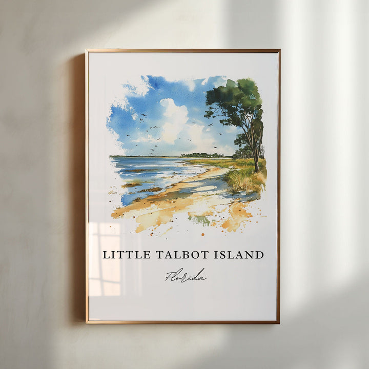 Little Talbot Island FL Art, Jacksonville FL Print, Little Talbot Park, Big Talbot Isl Gift,