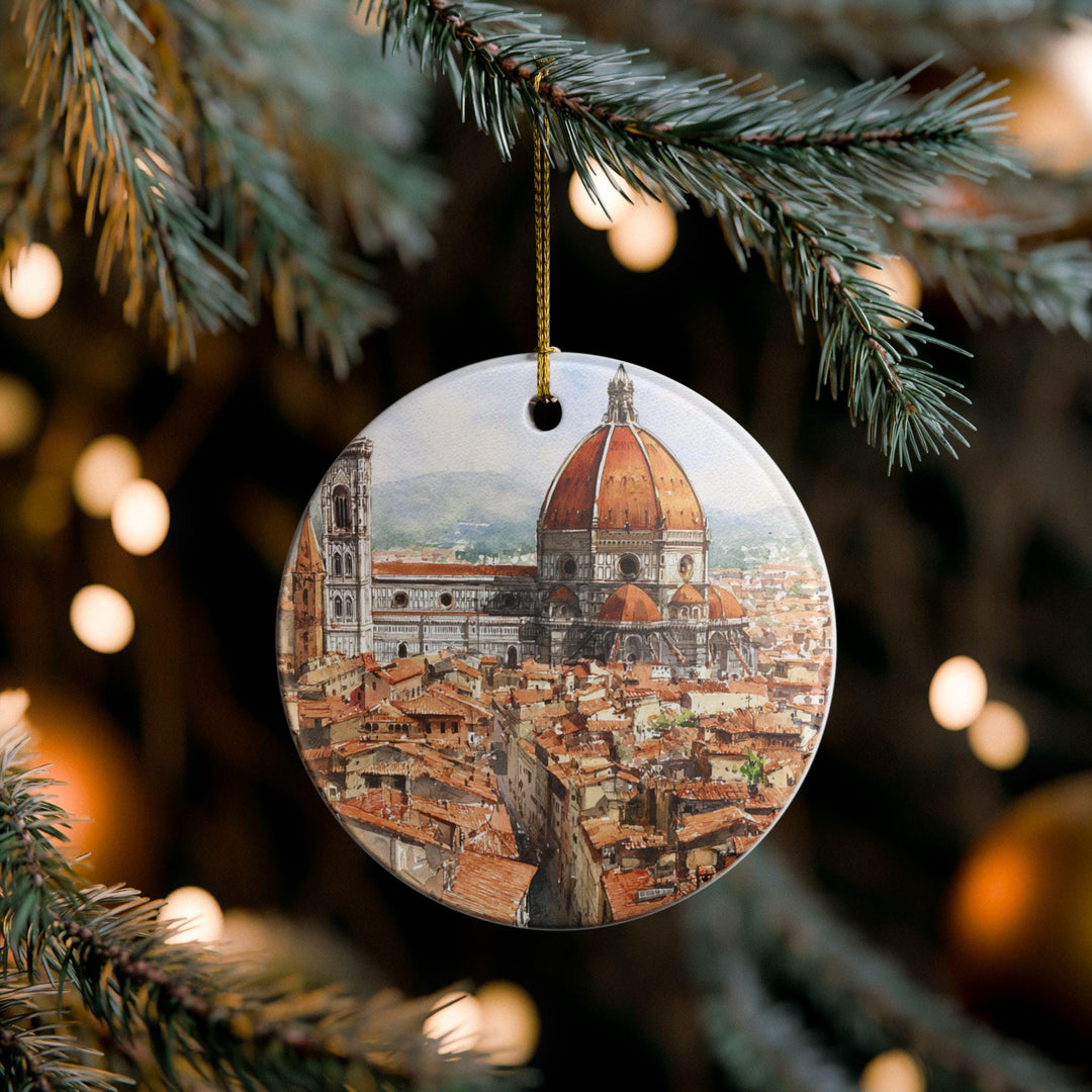Florence, Italy Ornament: Unique Florence Souvenir, Florence Italy Xmas Decor, and Authentic Florence Italy Gift