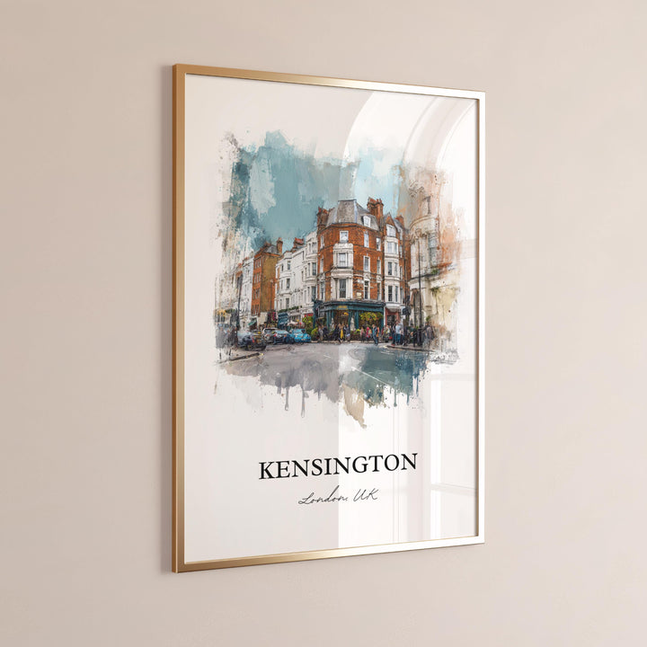 Kensington, London – Watercolor Art Print
