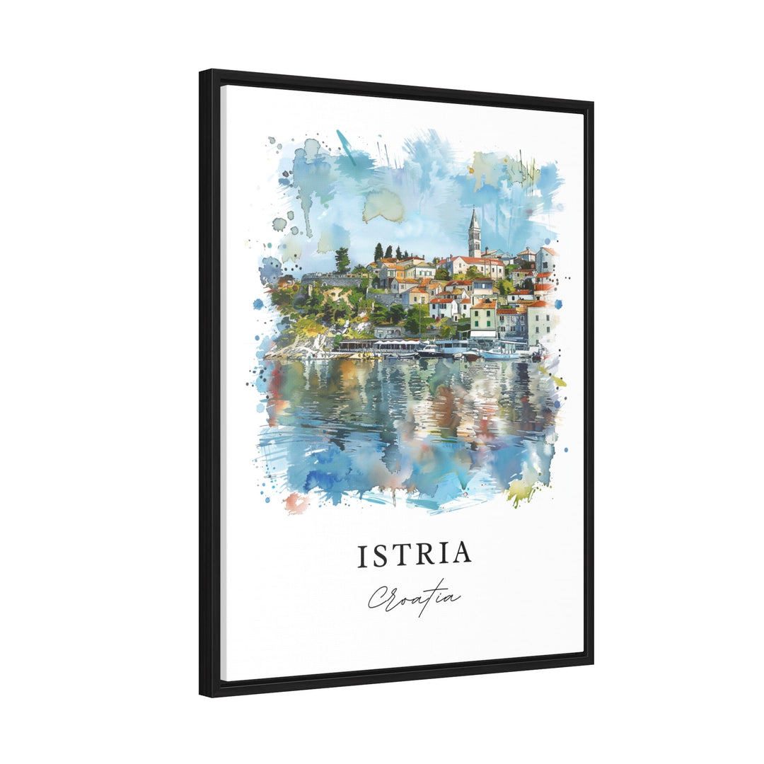 Istria Croatia Wall Art, Istria Print, Istria Croatia Watercolor, Gulf of Trieste Gift,