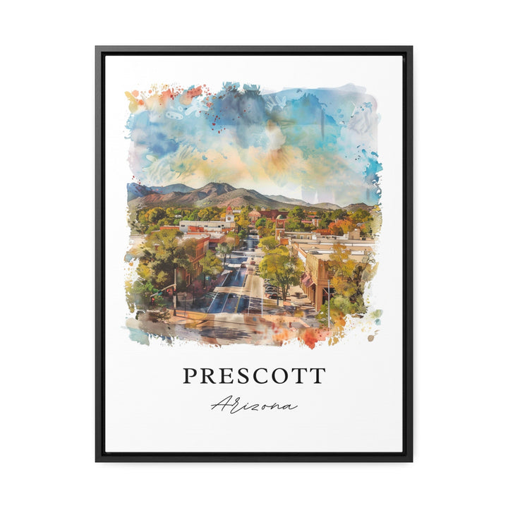 Prescott Arizona Wall Art, Prescott Print, Prescott AZ Watercolor, Prescott Arizona Gift,