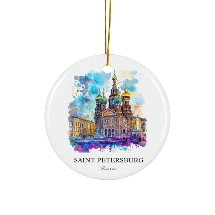 Saint Petersburg Russia Ornament: Unique St Petersburg Souvenir, Russia Xmas Decor, and Authentic St Petersburg Gift