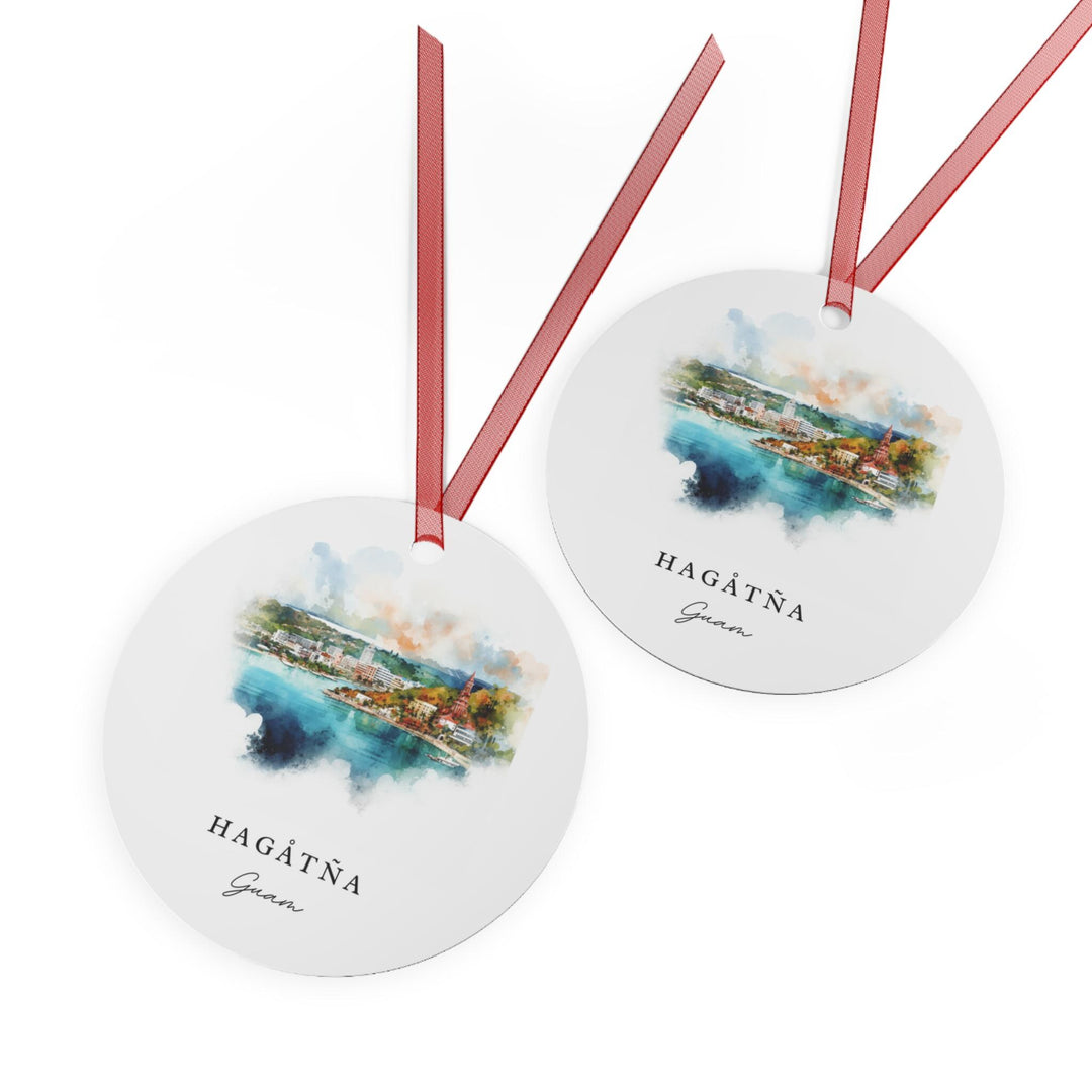 Hagatna Guam Ornament: Unique Hagatna Souvenir, Hagatna Xmas Decor, and Authentic Guam Christmas Gift