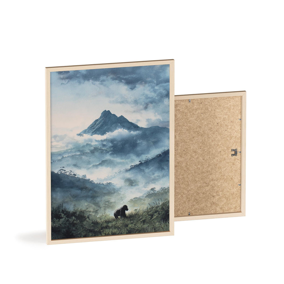 Volcanoes National Park Art Rwanda Travel Print Rwanda Artwork Rwanda Decor Volcanoes National Park Rwanda Wall Art