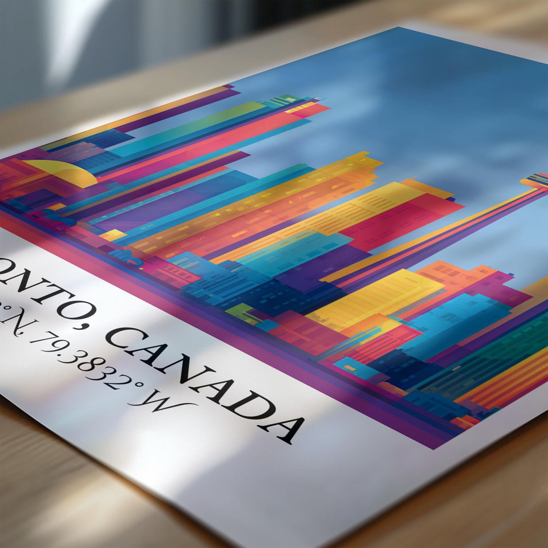 Toronto, Canada – Watercolor Art Print